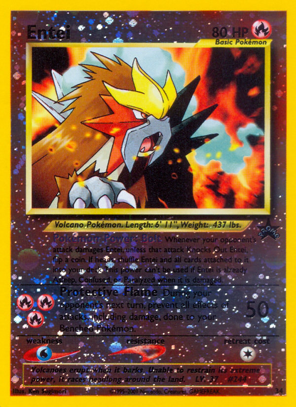 Entei (34) [Wizards of the Coast: Black Star Promos] | Game Master's Emporium (The New GME)