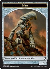 Myr (023) // Thopter (025) Double-Sided Token [Commander 2018 Tokens] | Game Master's Emporium (The New GME)