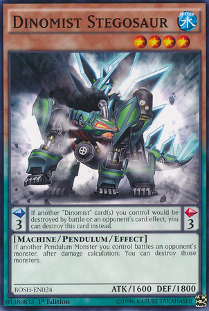 Dinomist Stegosaur [BOSH-EN024] Common | Game Master's Emporium (The New GME)