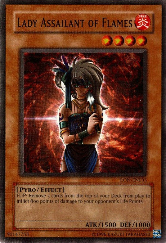Lady Assailant of Flames [LON-EN035] Common | Game Master's Emporium (The New GME)