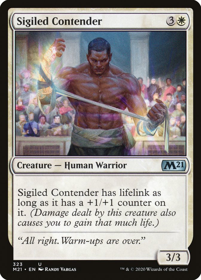 Sigiled Contender [Core Set 2021] | Game Master's Emporium (The New GME)