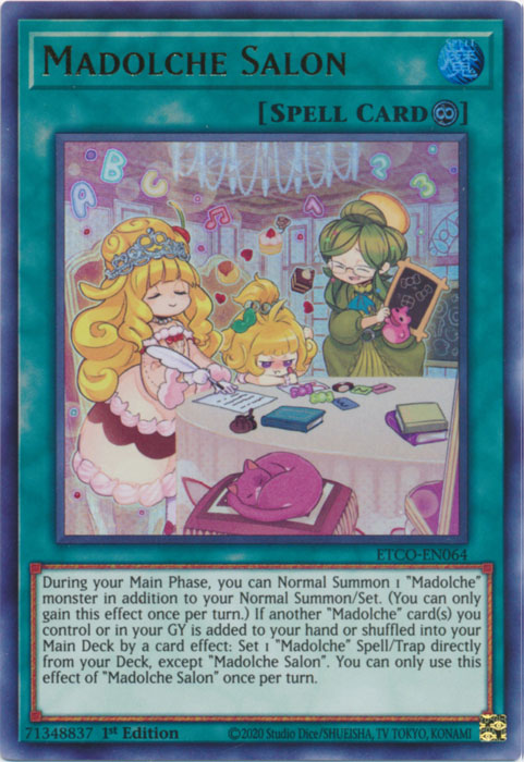 Madolche Salon [ETCO-EN064] Ultra Rare | Game Master's Emporium (The New GME)