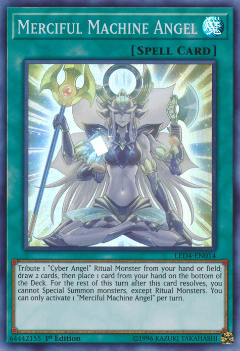 Merciful Machine Angel [LED4-EN014] Super Rare | Game Master's Emporium (The New GME)