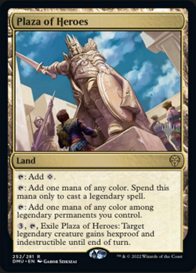 Plaza of Heroes (Promo Pack) [Dominaria United Promos] | Game Master's Emporium (The New GME)