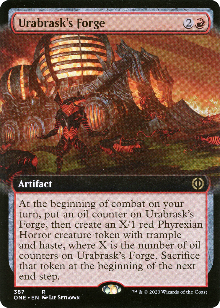 Urabrask's Forge (Extended Art) [Phyrexia: All Will Be One] | Game Master's Emporium (The New GME)