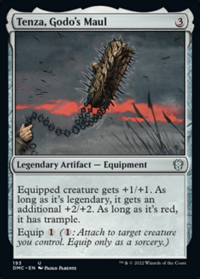 Tenza, Godo's Maul [Dominaria United Commander] | Game Master's Emporium (The New GME)