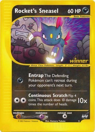 Rocket's Sneasel (5) (Jumbo Card) [Best of Promos] | Game Master's Emporium (The New GME)