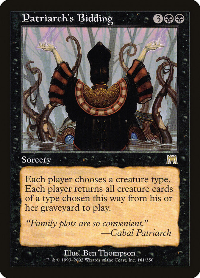 Patriarch's Bidding [Onslaught] | Game Master's Emporium (The New GME)