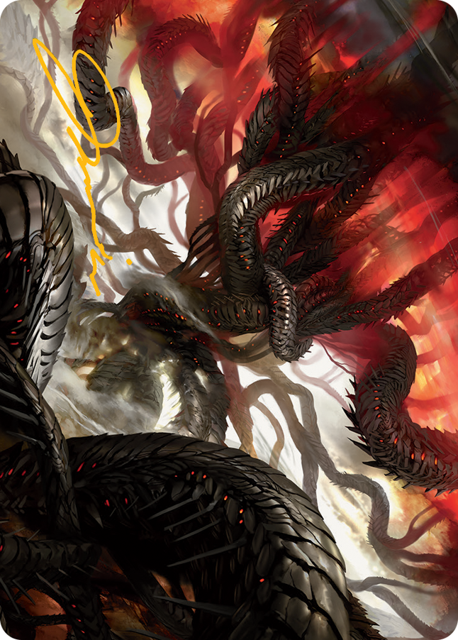 Realmbreaker, the Invasion Tree Art Card (Gold-Stamped Signature) [March of the Machine Art Series] | Game Master's Emporium (The New GME)