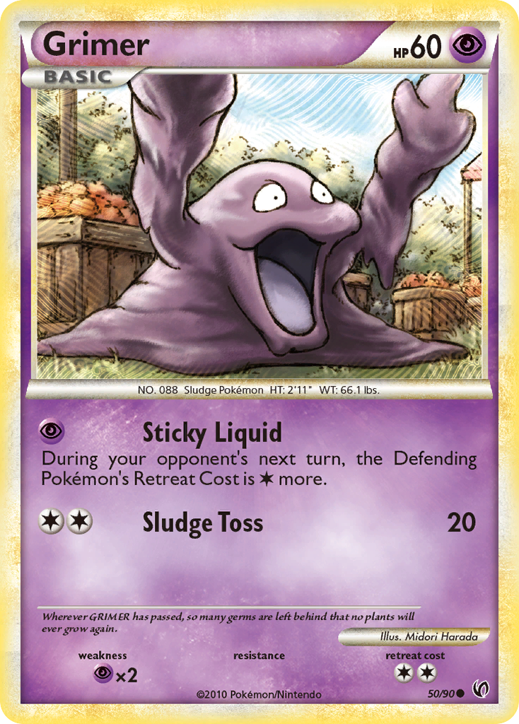Grimer (50/90) [HeartGold & SoulSilver: Undaunted] | Game Master's Emporium (The New GME)
