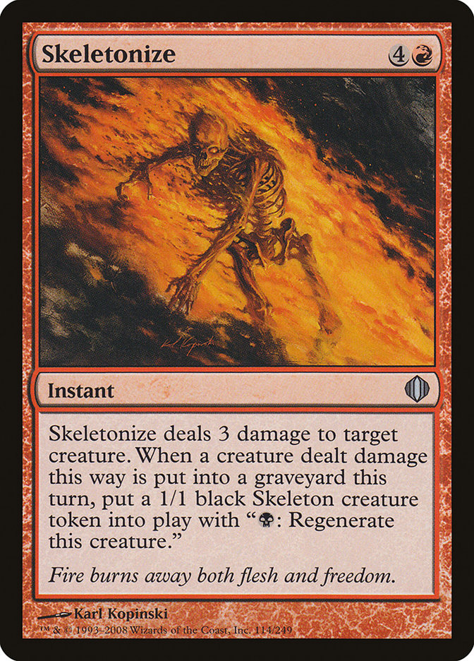 Skeletonize [Shards of Alara] | Game Master's Emporium (The New GME)