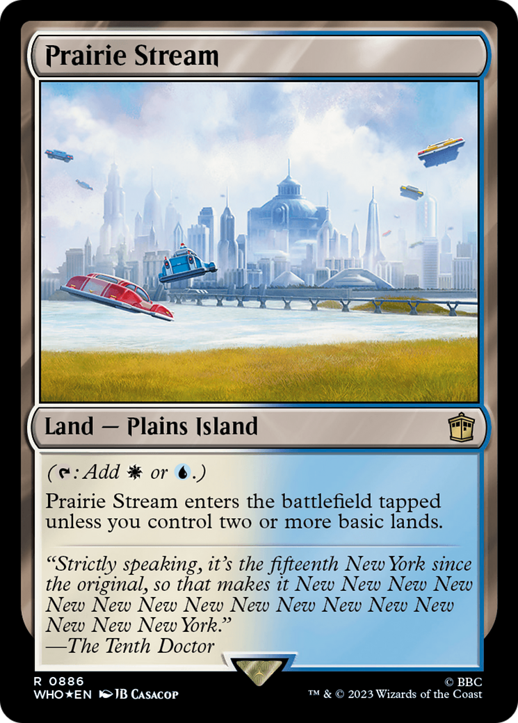 Prairie Stream (Surge Foil) [Doctor Who] | Game Master's Emporium (The New GME)