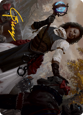 Skaab Wrangler Art Card (Gold-Stamped Signature) [Innistrad: Midnight Hunt Art Series] | Game Master's Emporium (The New GME)