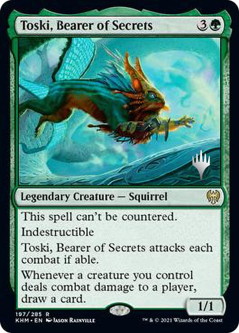 Toski, Bearer of Secrets (Promo Pack) [Kaldheim Promos] | Game Master's Emporium (The New GME)