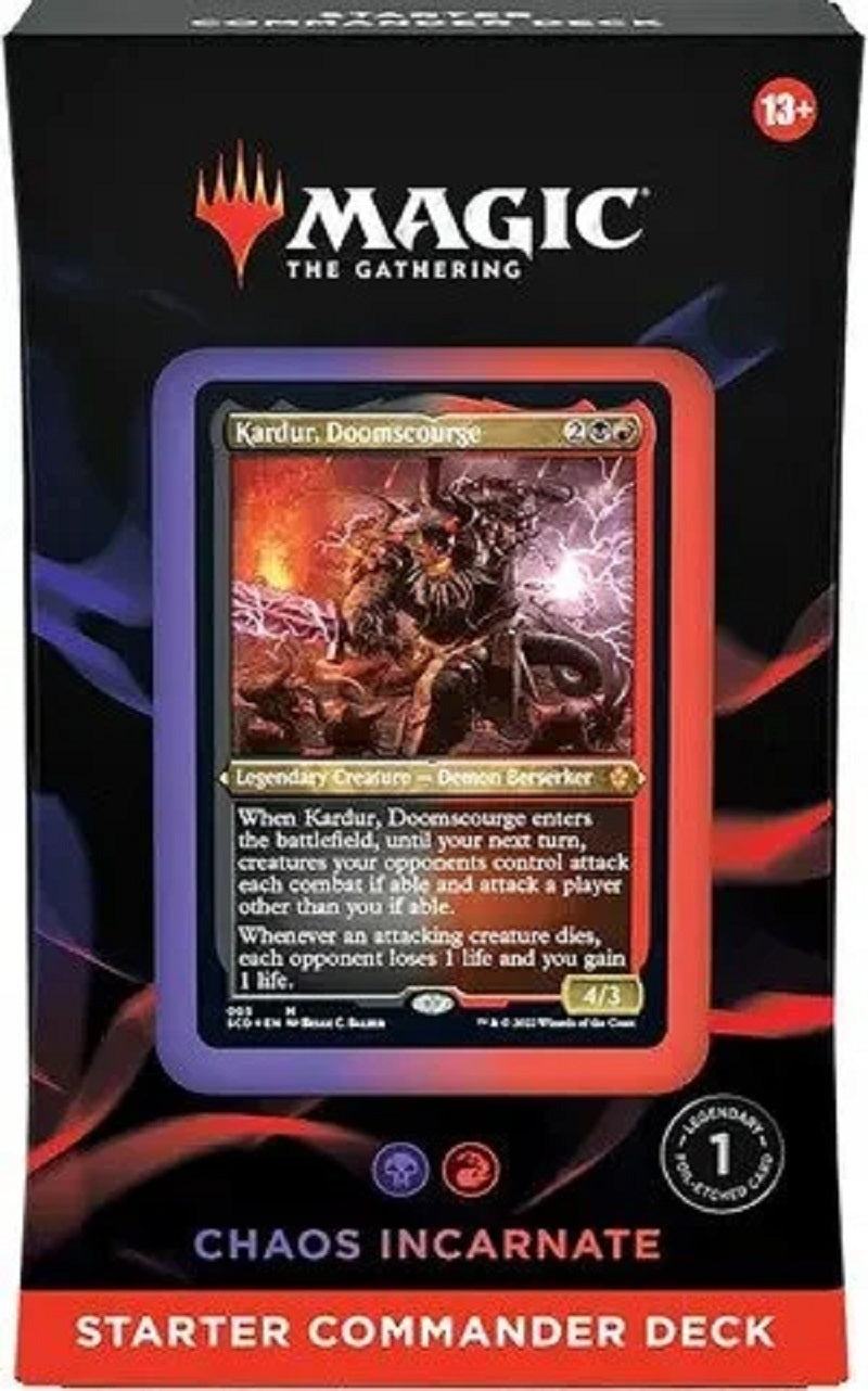 MTG Starter Commander Deck 2022 Chaos Incarnate B/R | Game Master's Emporium (The New GME)