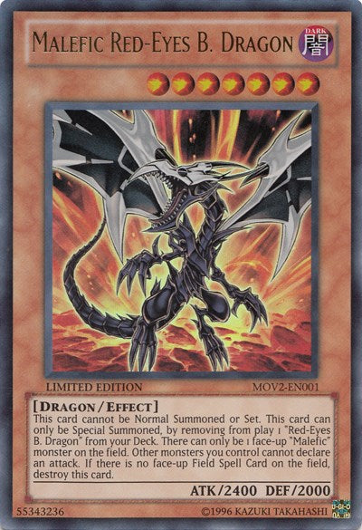 Malefic Red-Eyes B. Dragon [MOV2-EN001] Ultra Rare | Game Master's Emporium (The New GME)