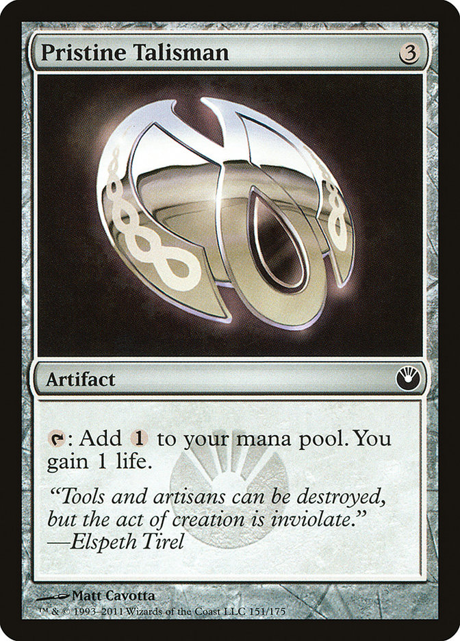 Pristine Talisman (Game Day) [New Phyrexia Promos] | Game Master's Emporium (The New GME)