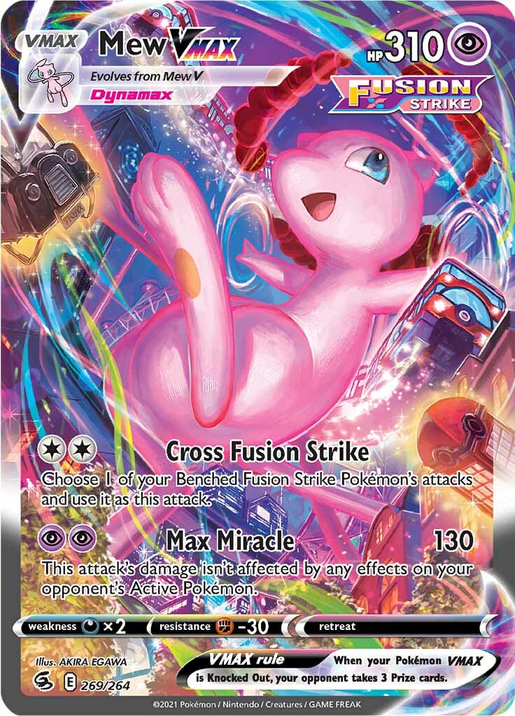 Mew VMAX (269/264) [Sword & Shield: Fusion Strike] | Game Master's Emporium (The New GME)