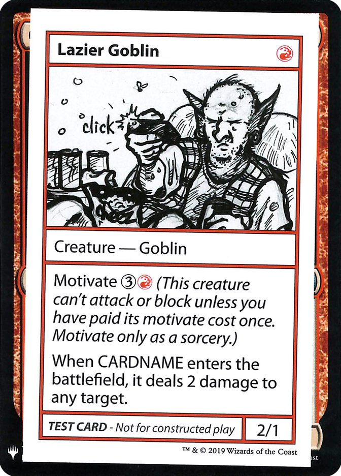 Lazier Goblin [Mystery Booster Playtest Cards] | Game Master's Emporium (The New GME)