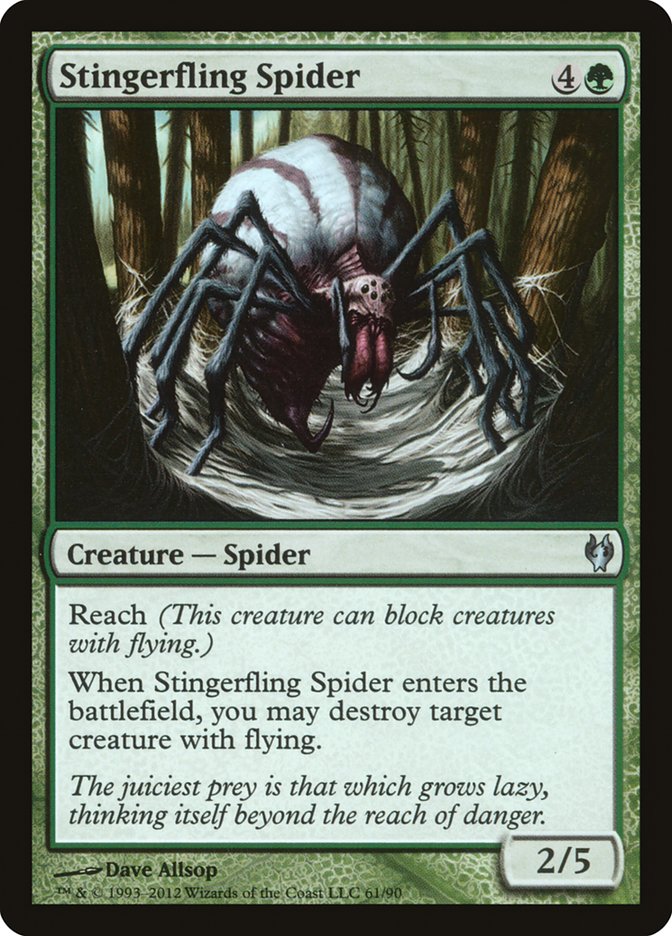 Stingerfling Spider [Duel Decks: Izzet vs. Golgari] | Game Master's Emporium (The New GME)