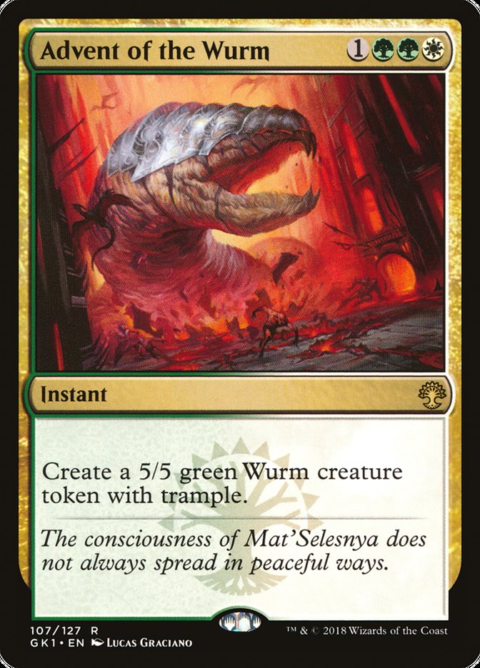 Advent of the Wurm [Guilds of Ravnica Guild Kit] | Game Master's Emporium (The New GME)