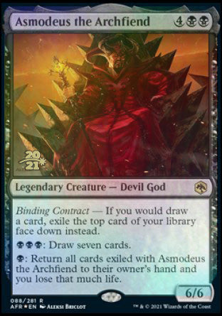 Asmodeus the Archfiend [Dungeons & Dragons: Adventures in the Forgotten Realms Prerelease Promos] | Game Master's Emporium (The New GME)