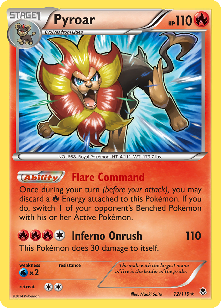 Pyroar (12/119) [XY: Phantom Forces] | Game Master's Emporium (The New GME)