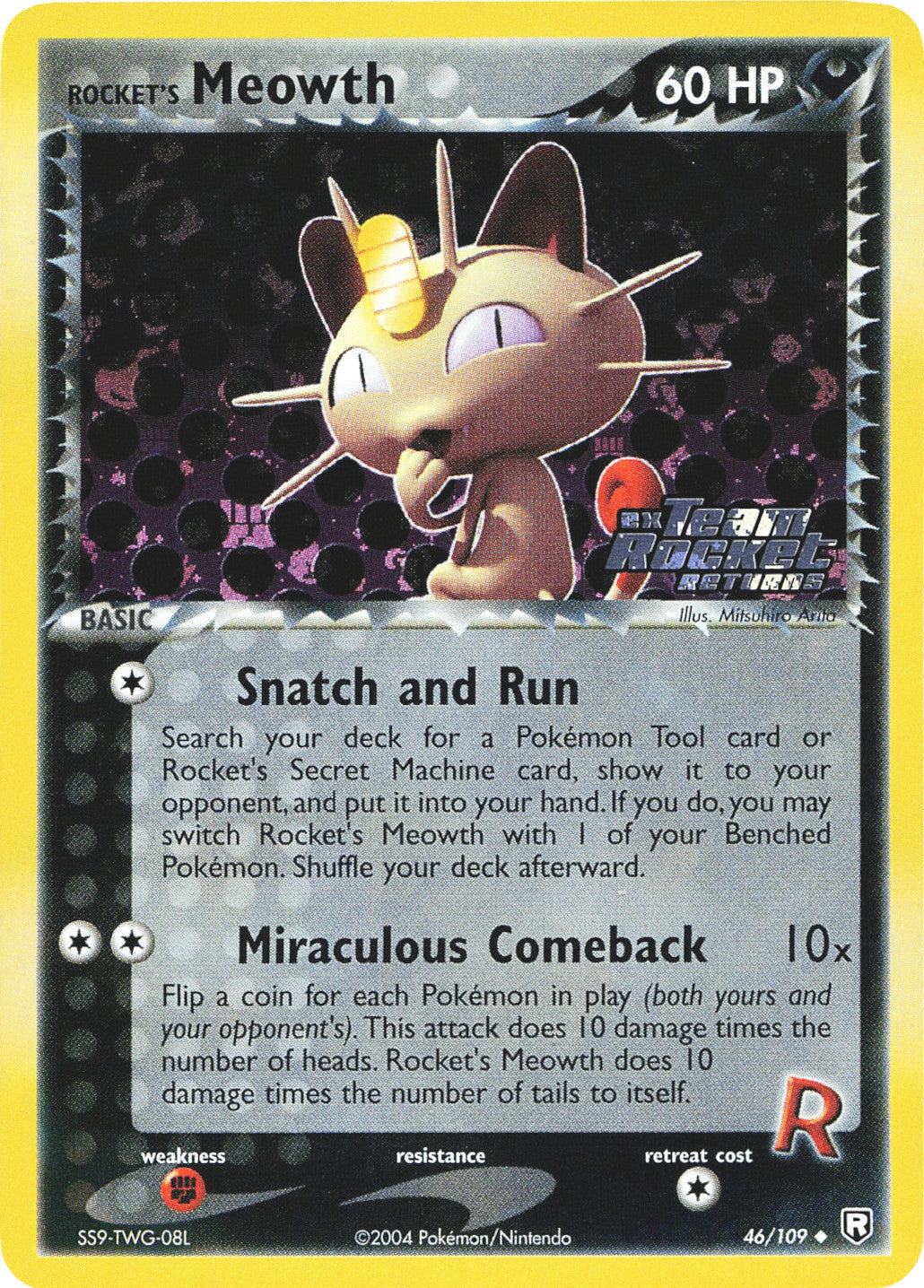 Rocket's Meowth (46/109) (Stamped) [EX: Team Rocket Returns] | Game Master's Emporium (The New GME)