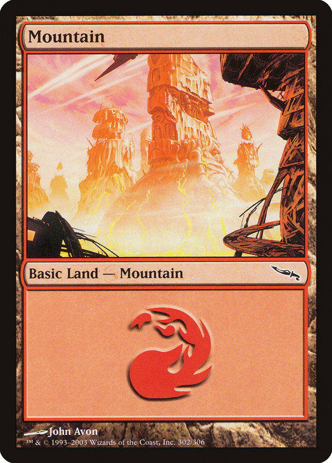 Mountain (302) [Mirrodin] | Game Master's Emporium (The New GME)