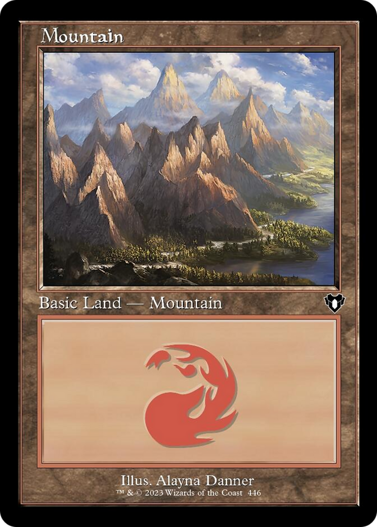 Mountain (446) (Retro) [Commander Masters] | Game Master's Emporium (The New GME)