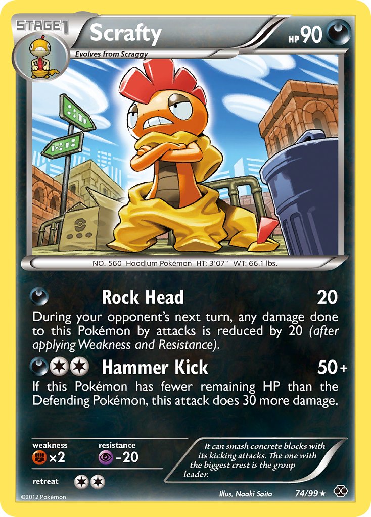 Scrafty (74/99) (Theme Deck Exclusive) [Black & White: Next Destinies] | Game Master's Emporium (The New GME)