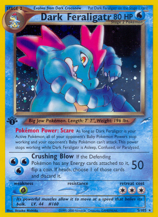 Dark Feraligatr (5/105) [Neo Destiny 1st Edition] | Game Master's Emporium (The New GME)