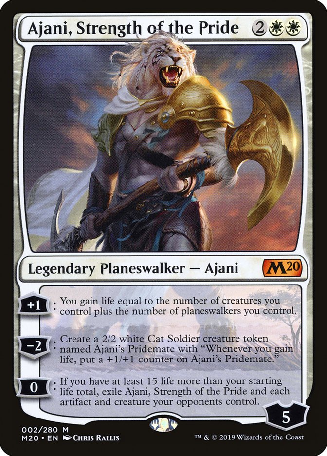 Ajani, Strength of the Pride [Core Set 2020] | Game Master's Emporium (The New GME)