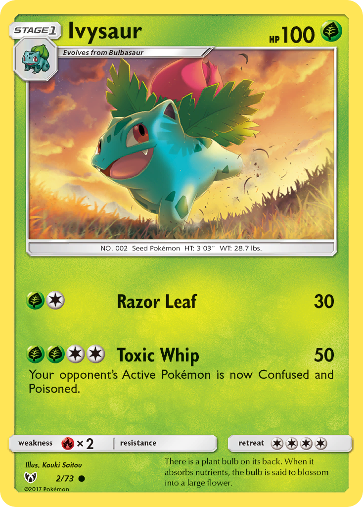 Ivysaur (2/73) [Sun & Moon: Shining Legends] | Game Master's Emporium (The New GME)