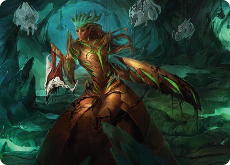 Glissa Sunslayer Art Card [Phyrexia: All Will Be One Art Series] | Game Master's Emporium (The New GME)