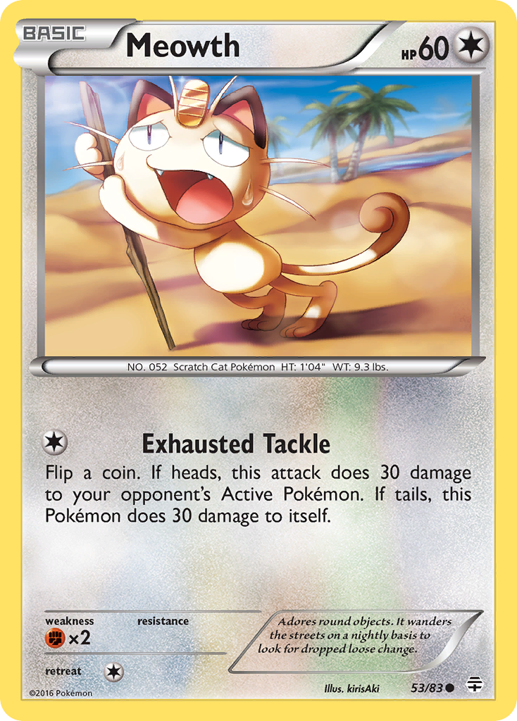 Meowth (53/83) [XY: Generations] | Game Master's Emporium (The New GME)