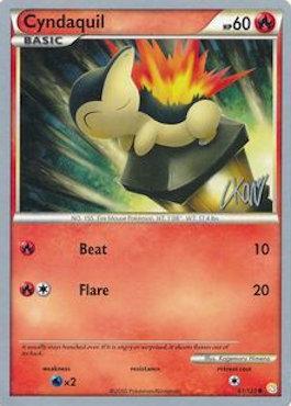 Cyndaquil (61/123) (Reshiphlosion - Christopher Kan) [World Championships 2011] | Game Master's Emporium (The New GME)