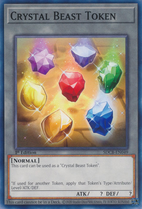 Crystal Beast Token [SDCB-EN049] Common | Game Master's Emporium (The New GME)