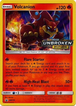 Volcanion (SM179) (Staff Prerelease Promo) [Sun & Moon: Black Star Promos] | Game Master's Emporium (The New GME)