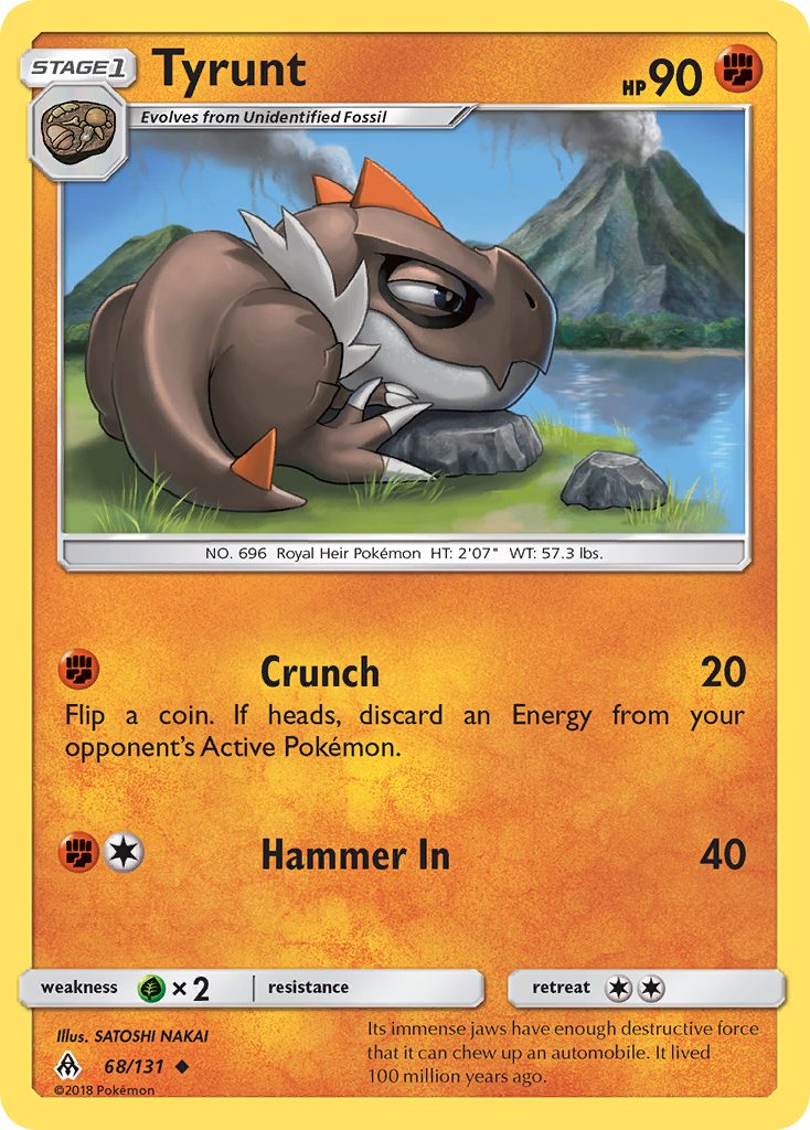 Tyrunt (68/131) [Sun & Moon: Forbidden Light] | Game Master's Emporium (The New GME)