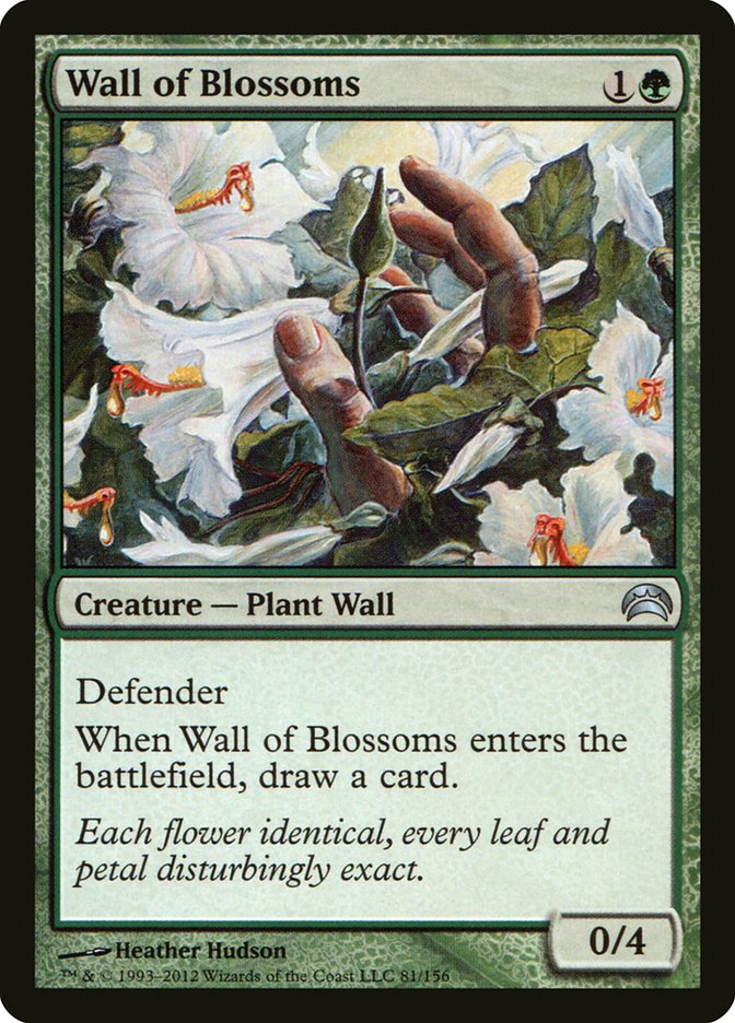 Wall of Blossoms [Planechase 2012] | Game Master's Emporium (The New GME)