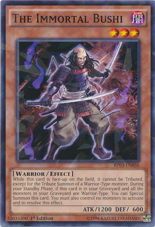 The Immortal Bushi [BP03-EN036] Shatterfoil Rare | Game Master's Emporium (The New GME)