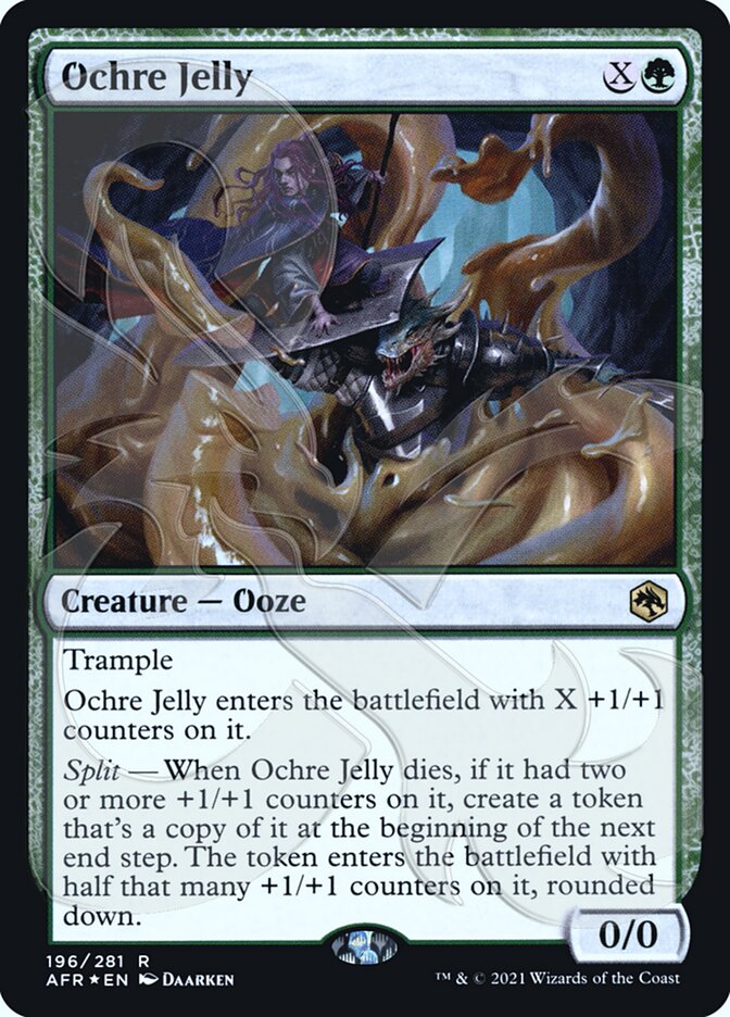 Ochre Jelly (Ampersand Promo) [Dungeons & Dragons: Adventures in the Forgotten Realms Promos] | Game Master's Emporium (The New GME)
