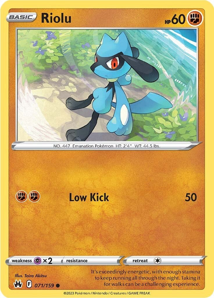Riolu (071/159) [Sword & Shield: Crown Zenith] | Game Master's Emporium (The New GME)