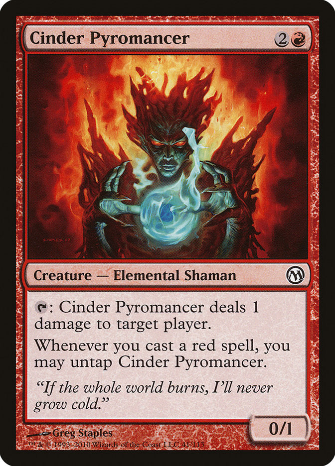 Cinder Pyromancer [Duels of the Planeswalkers] | Game Master's Emporium (The New GME)