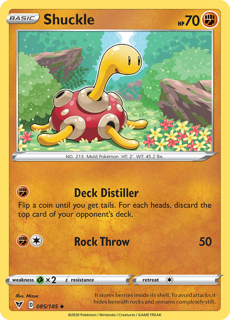 Shuckle (085/185) [Sword & Shield: Vivid Voltage] | Game Master's Emporium (The New GME)