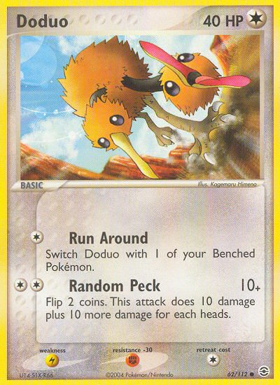 Doduo (62/112) [EX: FireRed & LeafGreen] | Game Master's Emporium (The New GME)