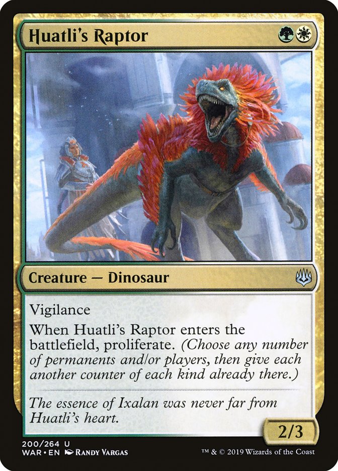 Huatli's Raptor [War of the Spark] | Game Master's Emporium (The New GME)