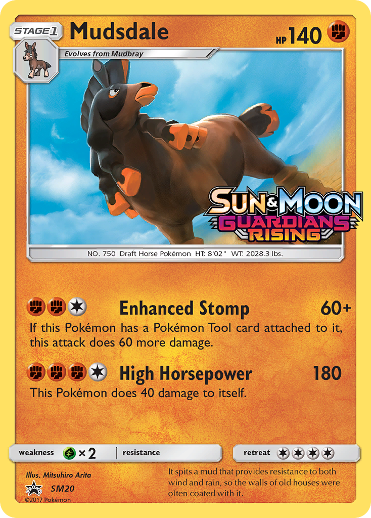 Mudsdale (SM20) [Sun & Moon: Black Star Promos] | Game Master's Emporium (The New GME)