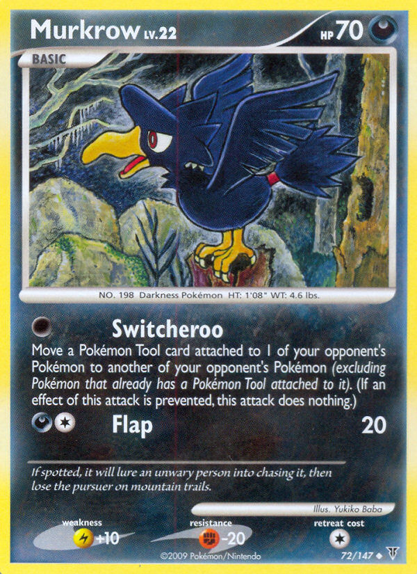 Murkrow (72/147) [Platinum: Supreme Victors] | Game Master's Emporium (The New GME)